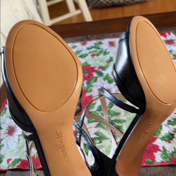 Nine West leather heels size 8 never worn - Picture 6 of 12